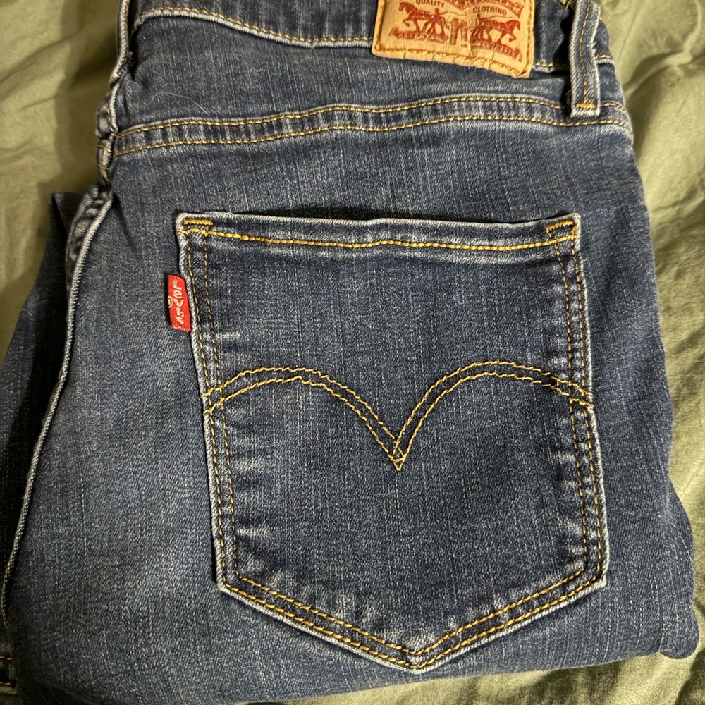Levi's Dark Blue Denim Jeans